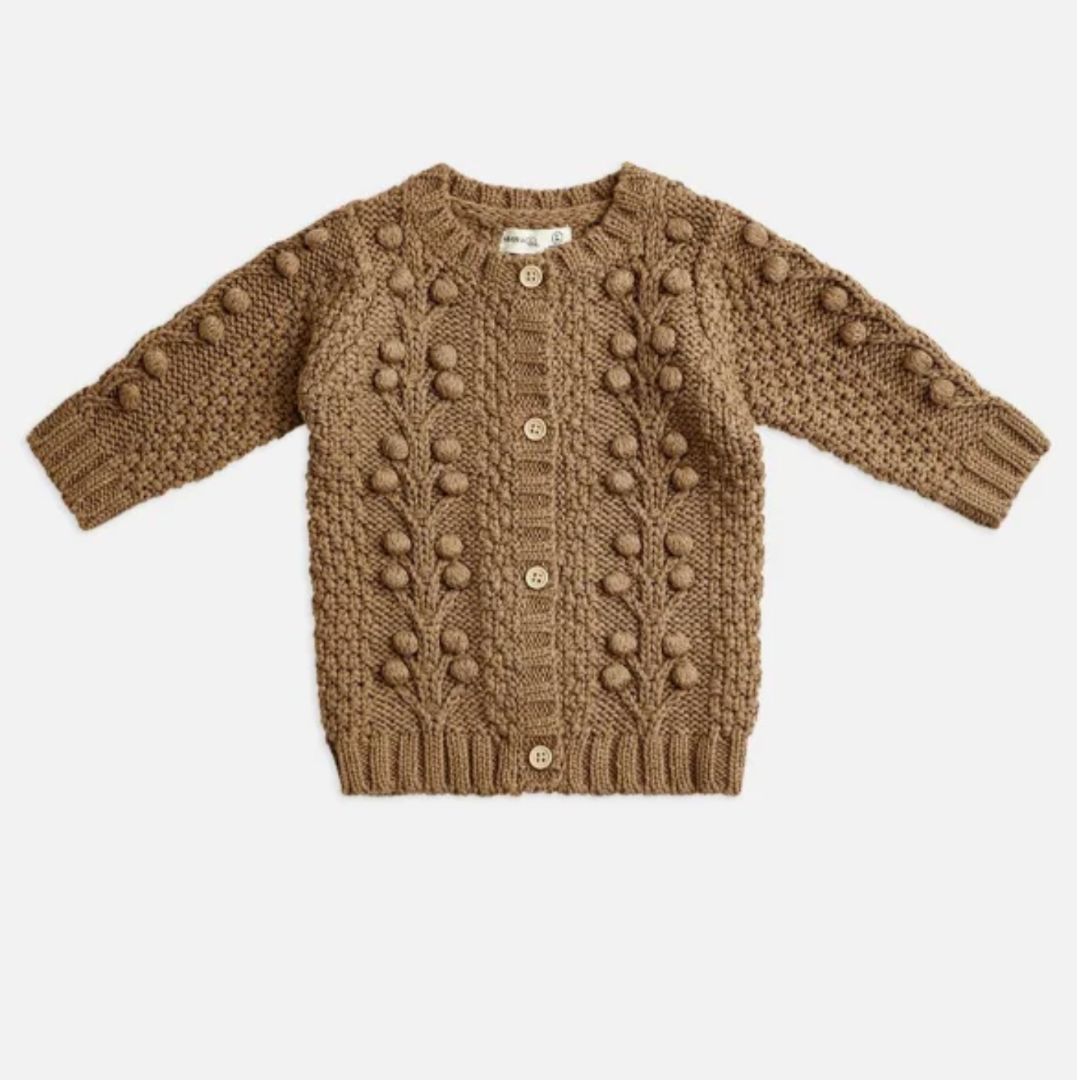 Chestnut Miann & Co Cardigan, 3-6M