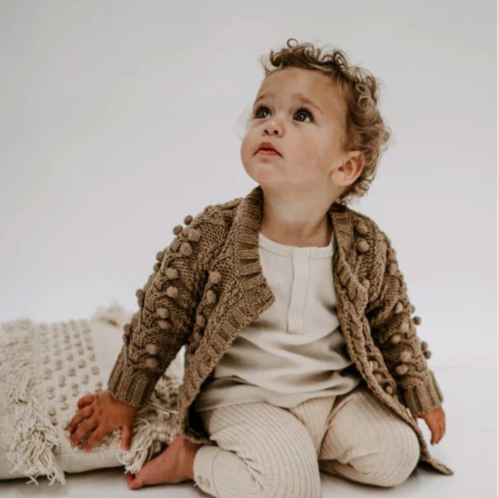 Chestnut Miann & Co Cardigan, 3-6M