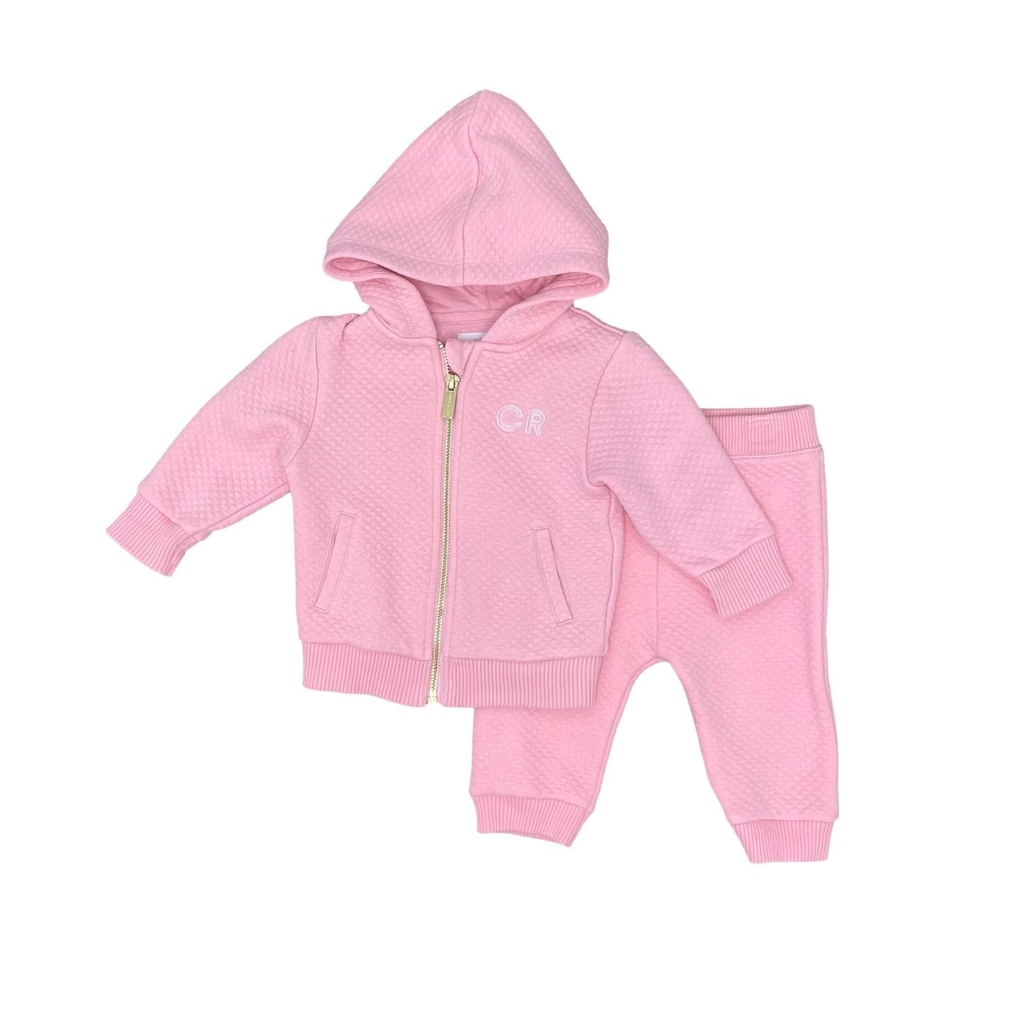 Pink Country Road Sweater & Track Pant Set, 0