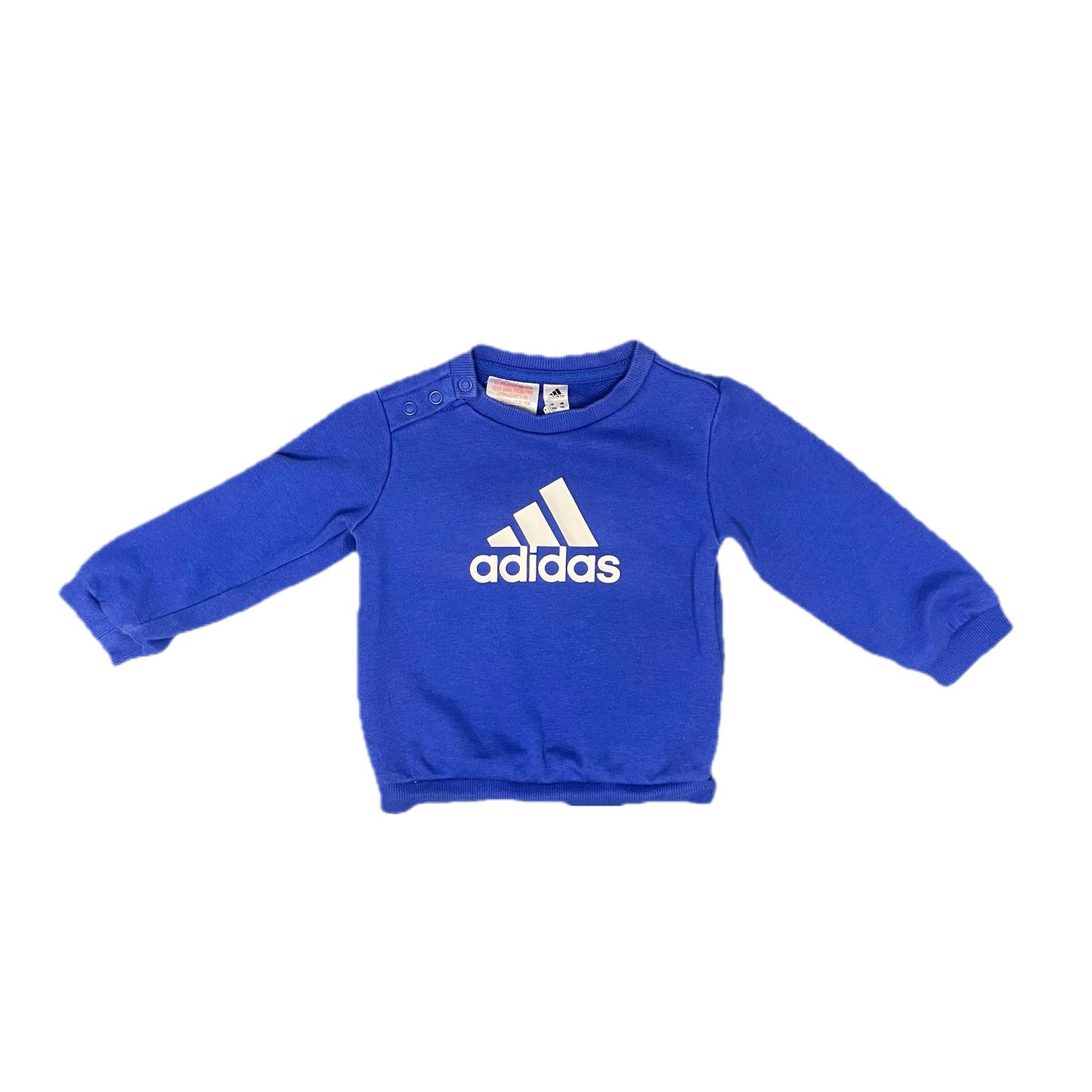 Blue Adidas Jumper, 6-9mths