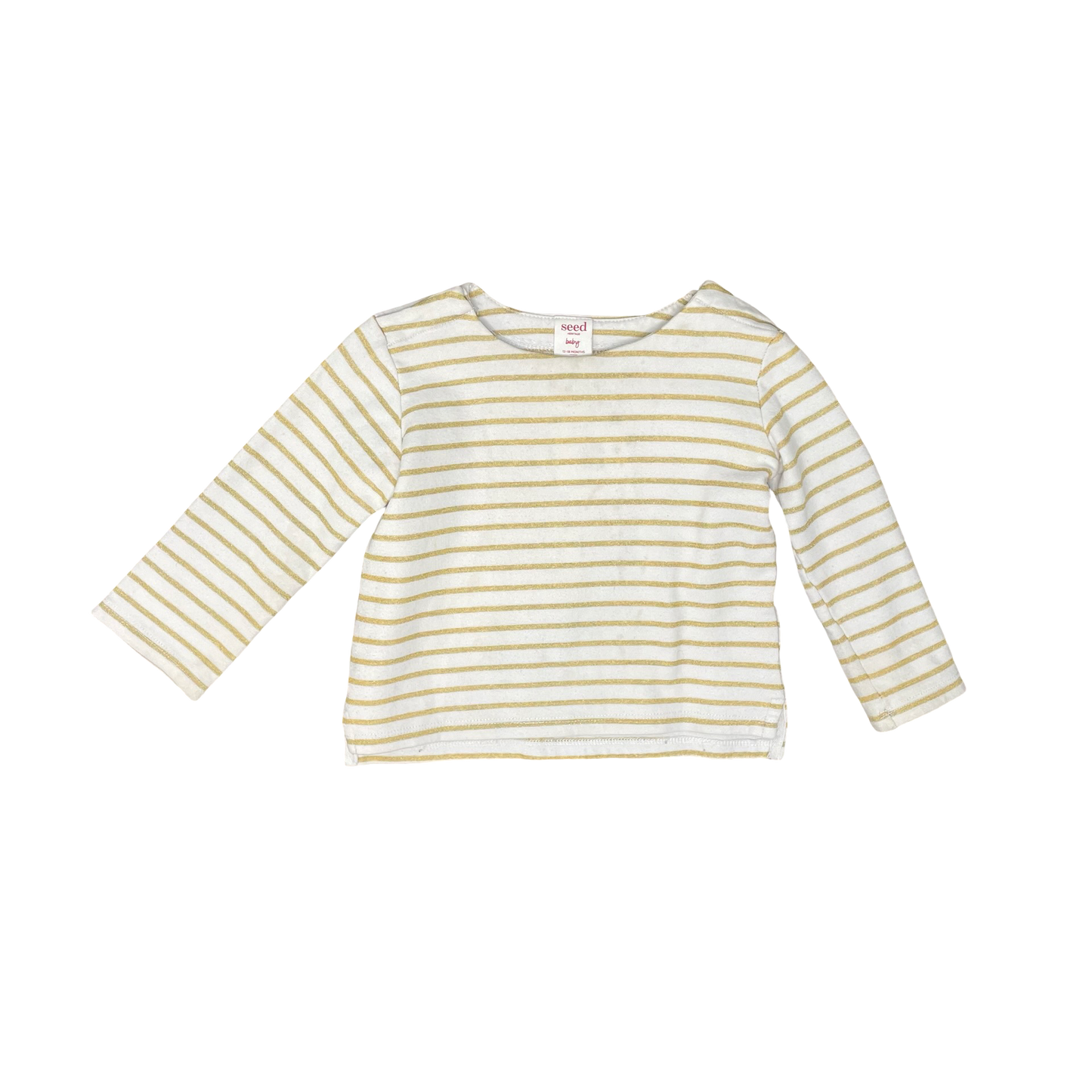 Stripe Seed Long Sleeve Top, 12-18M