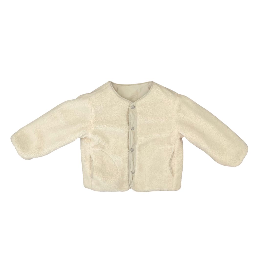 Cream dougal Reversible Bomber Jacket, 6Y