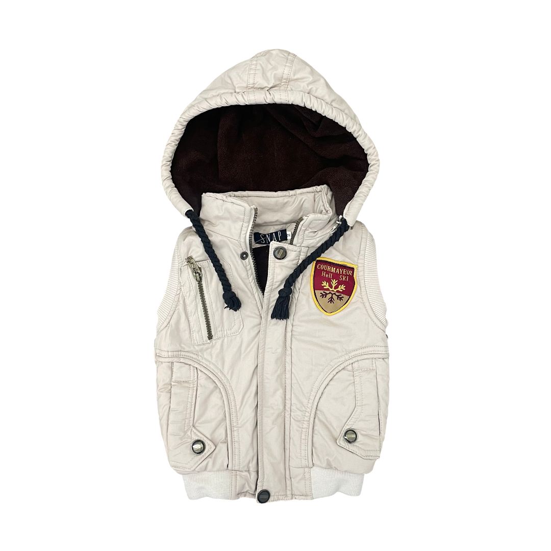 SNAP Puffer Vest, 2Y