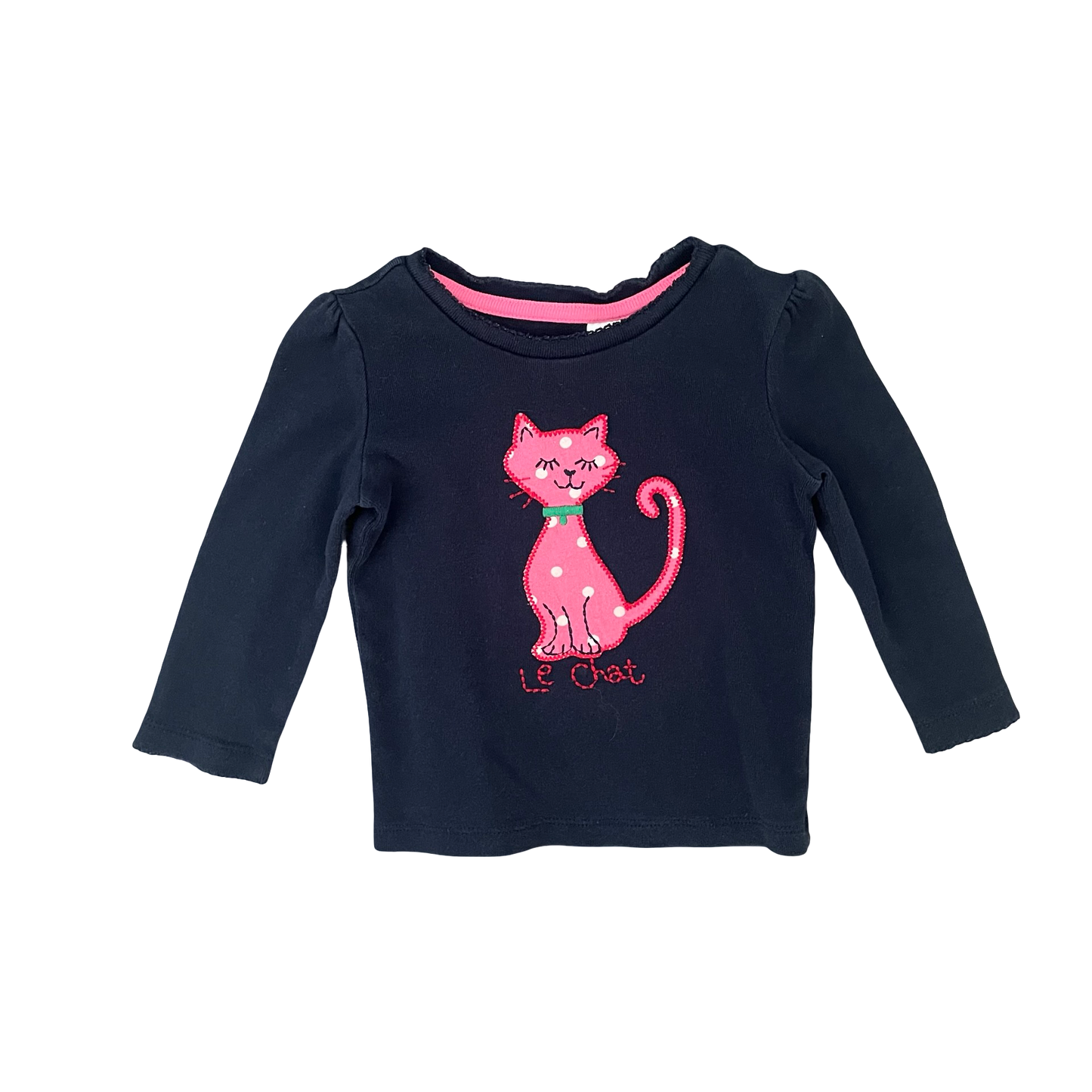 Navy Baby Gap Long Sleeve Top, 12-18M