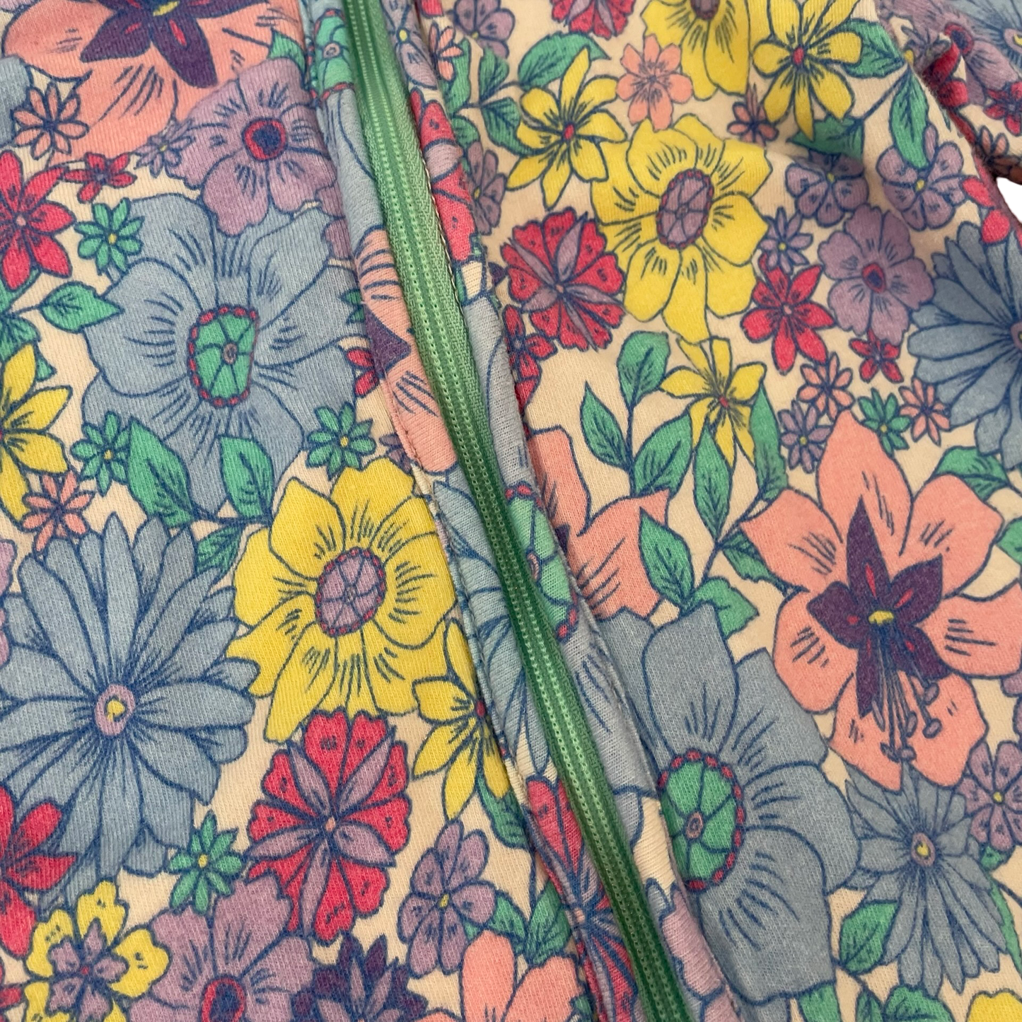 Floral Kip & Co Zip Romper, 1Y