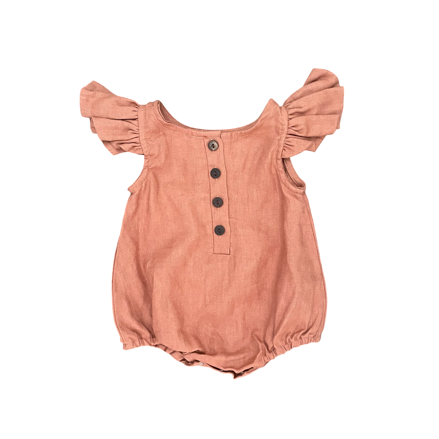 Tan Marlow & Mae Romper, 0-3M