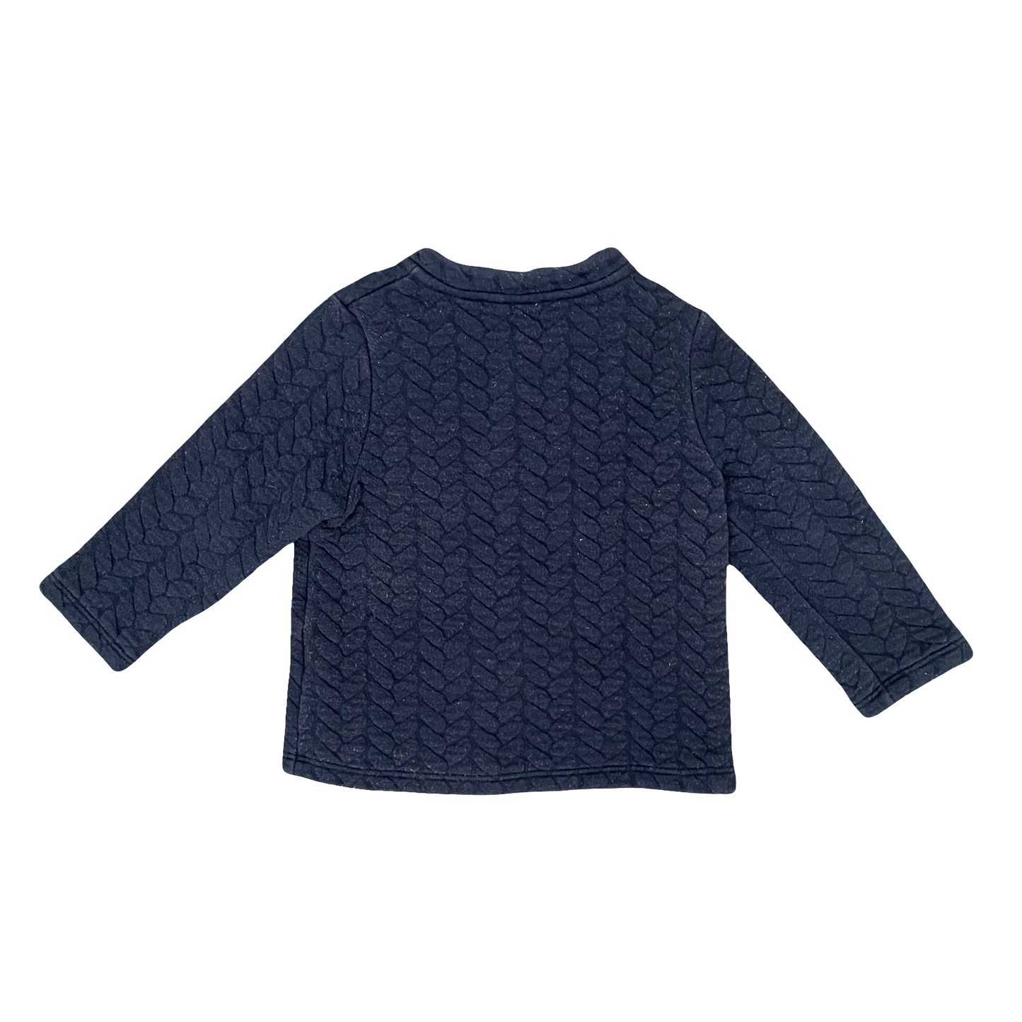 Navy Petit Bateau Cardigan, 18M