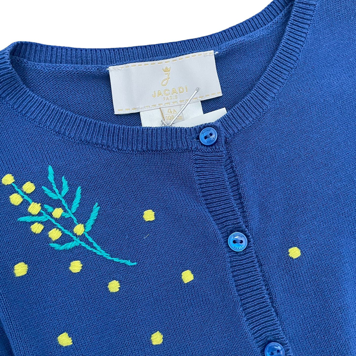 Blue Jacadi Paris Cardigan, 14Y