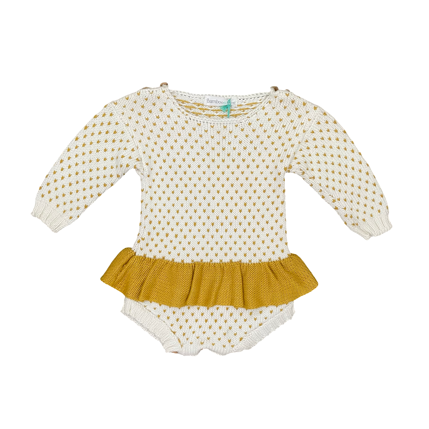 Multi Bamboo & love Bamboo Knit Bodysuit, 1-3M