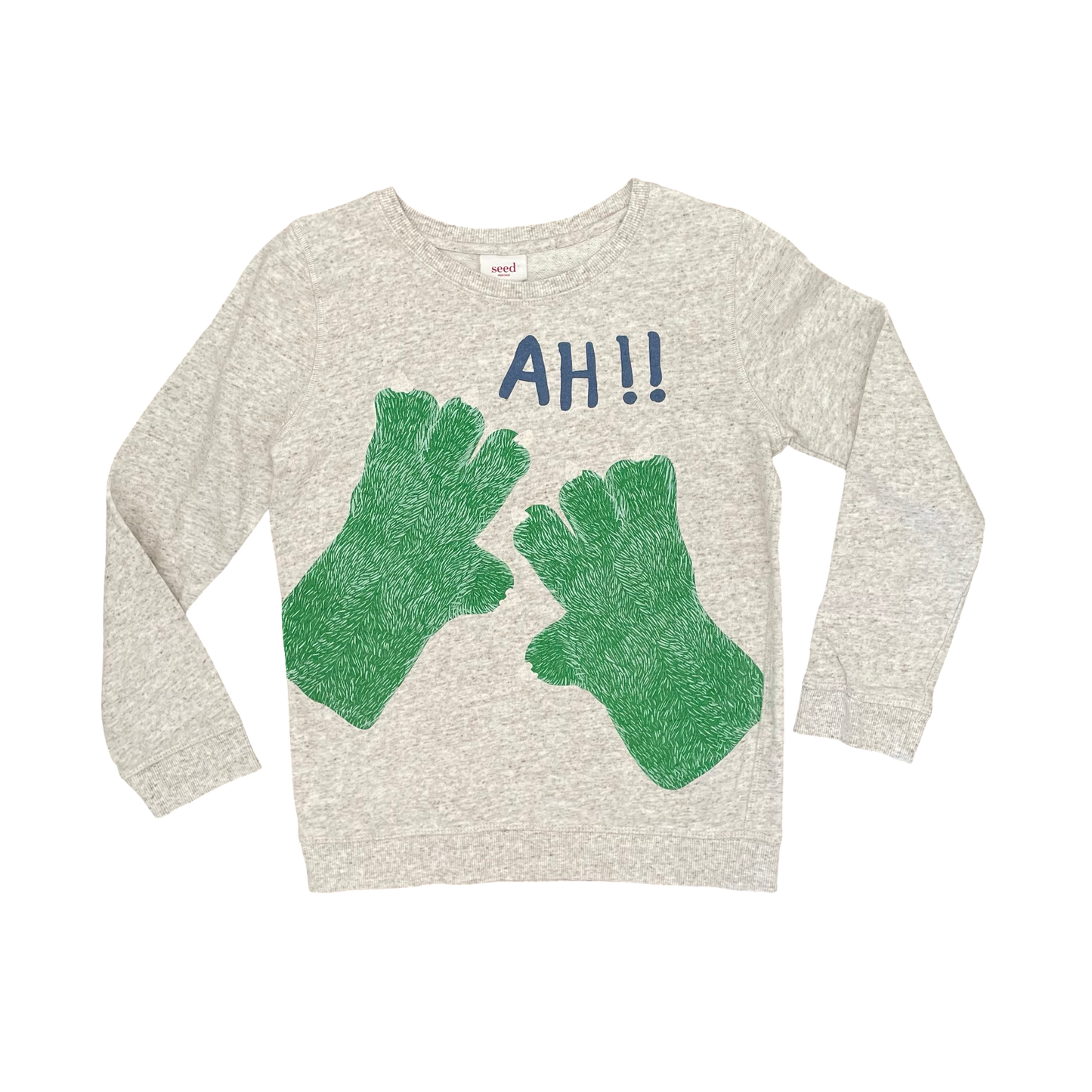 Grey Seed Jumper, 9-10Y