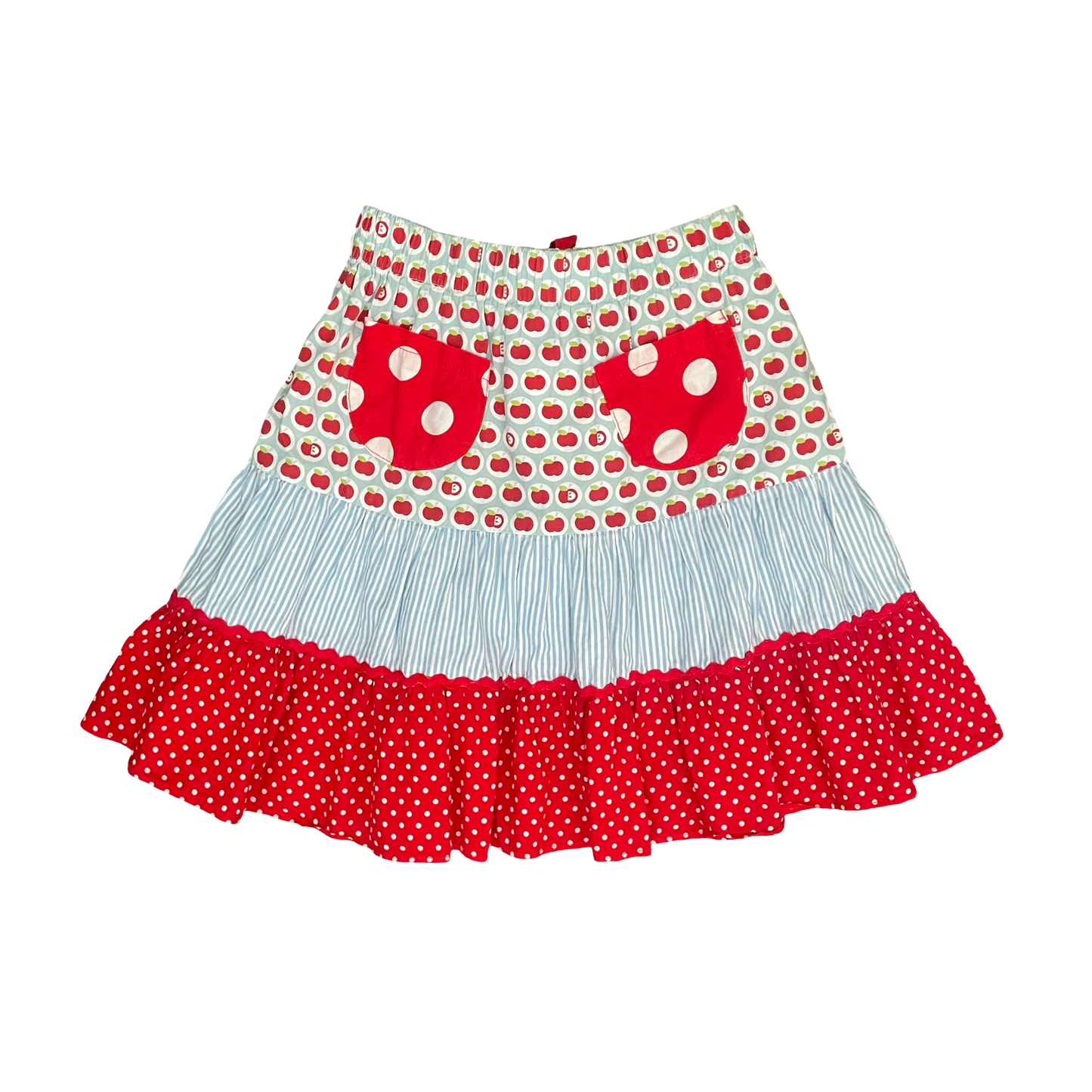 Multi apples Oobi Skirt, 6Y