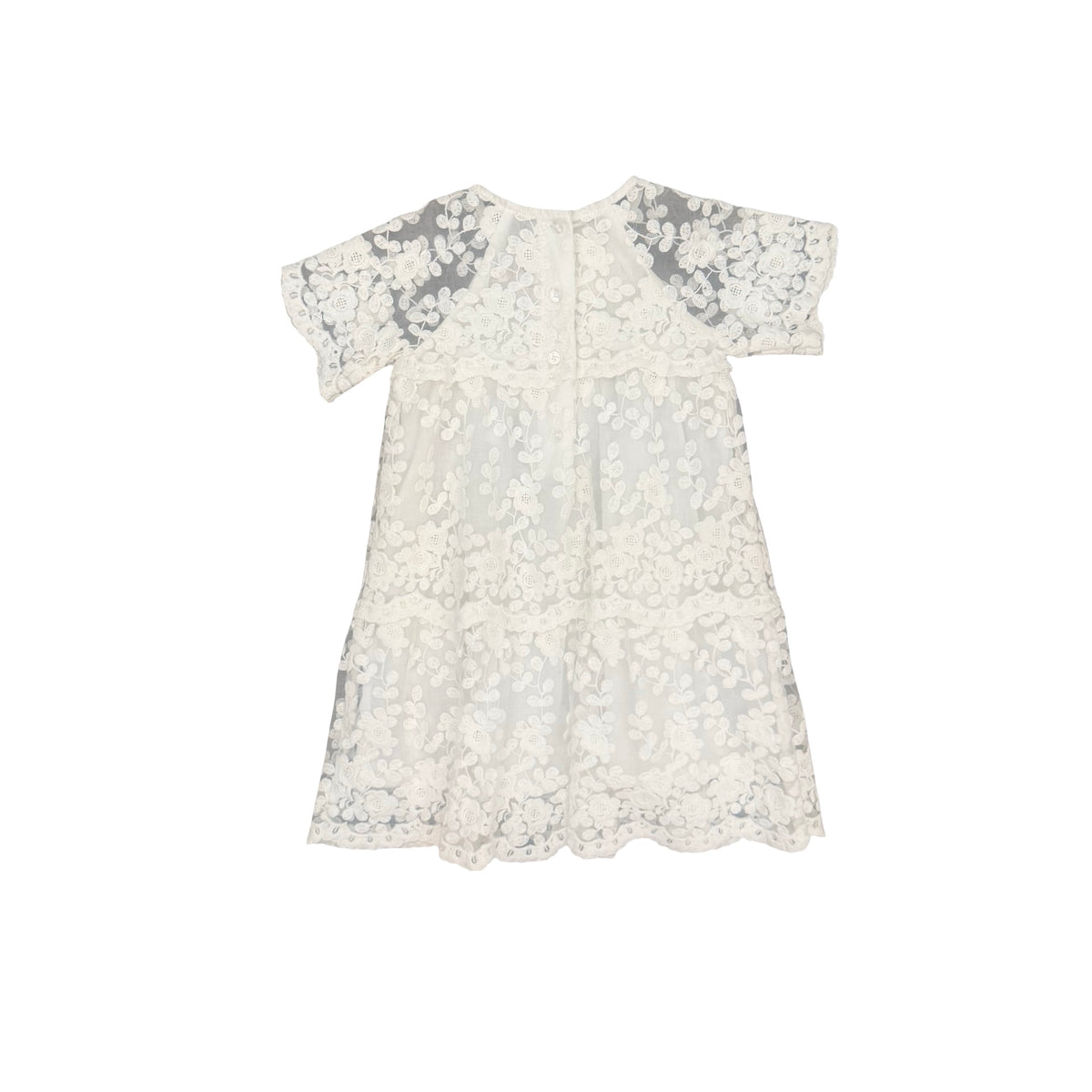 Ivory Collette Dinnighan Dress, 3-6M