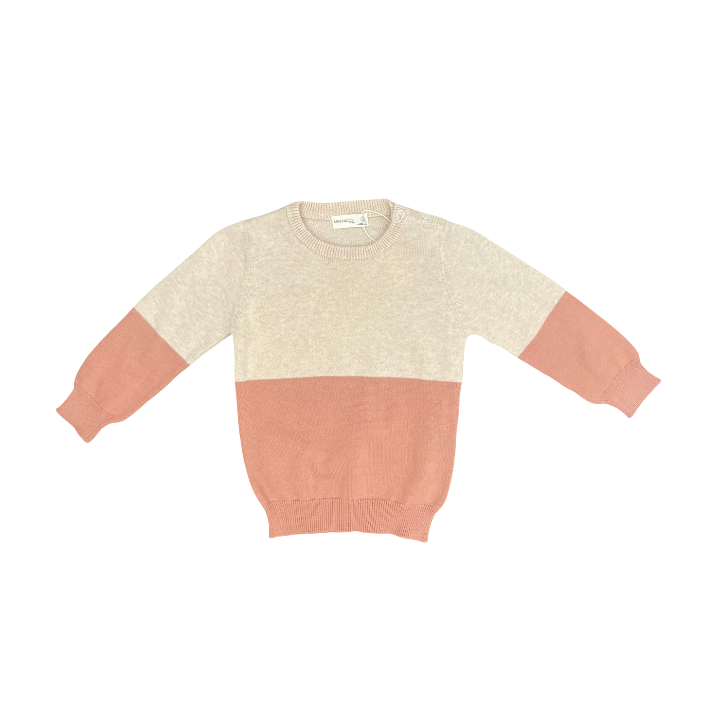 Natural Miann & Co Knit Jumper, 12-18M