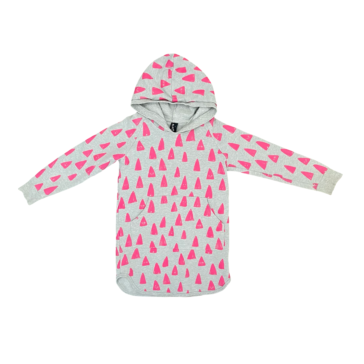 Multi Minti Long Sleeve Dress, 7Y