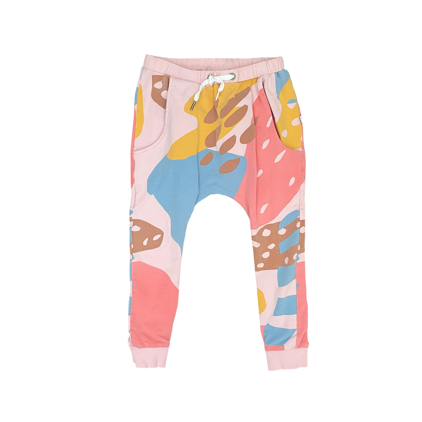Pink multi Minti Track Pants, 7Y