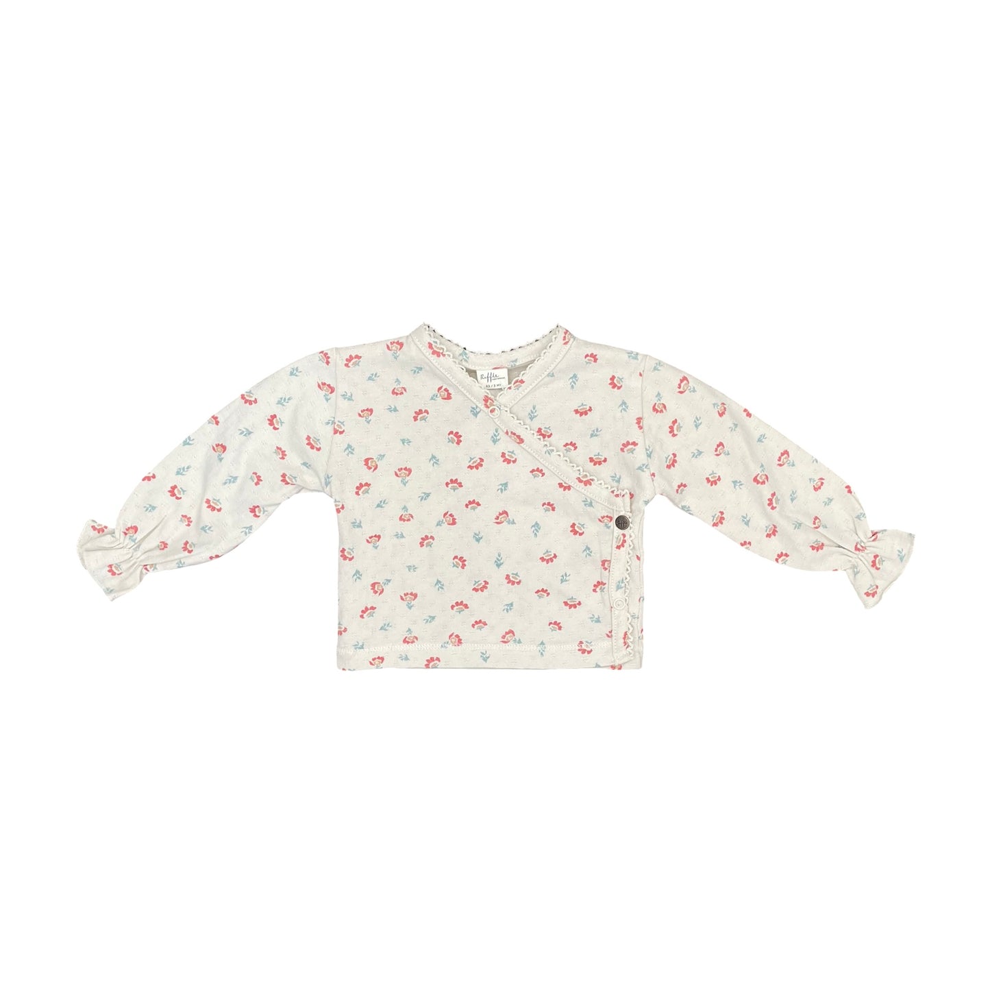 Floral Riffle. Amsterdam Long Sleeve Top, 3M