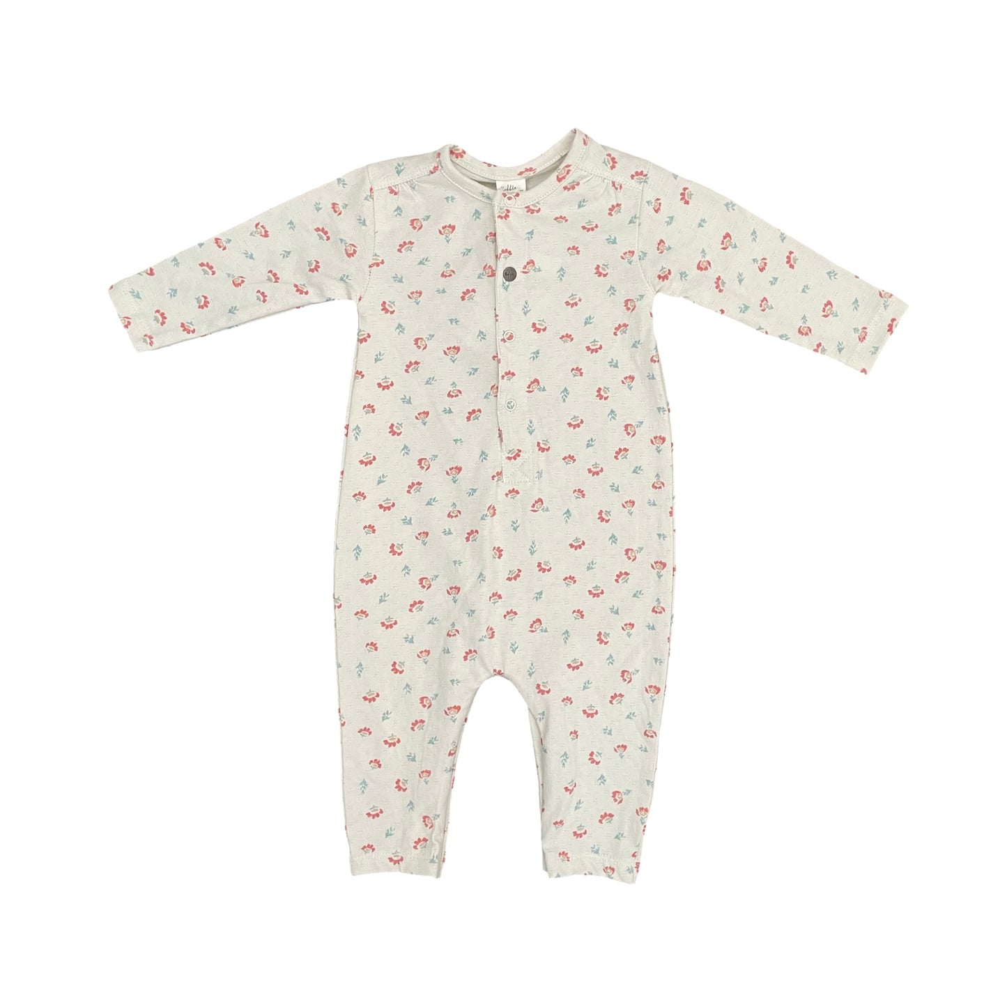 Floral Riffle. Amsterdam Growsuit, 2-4M