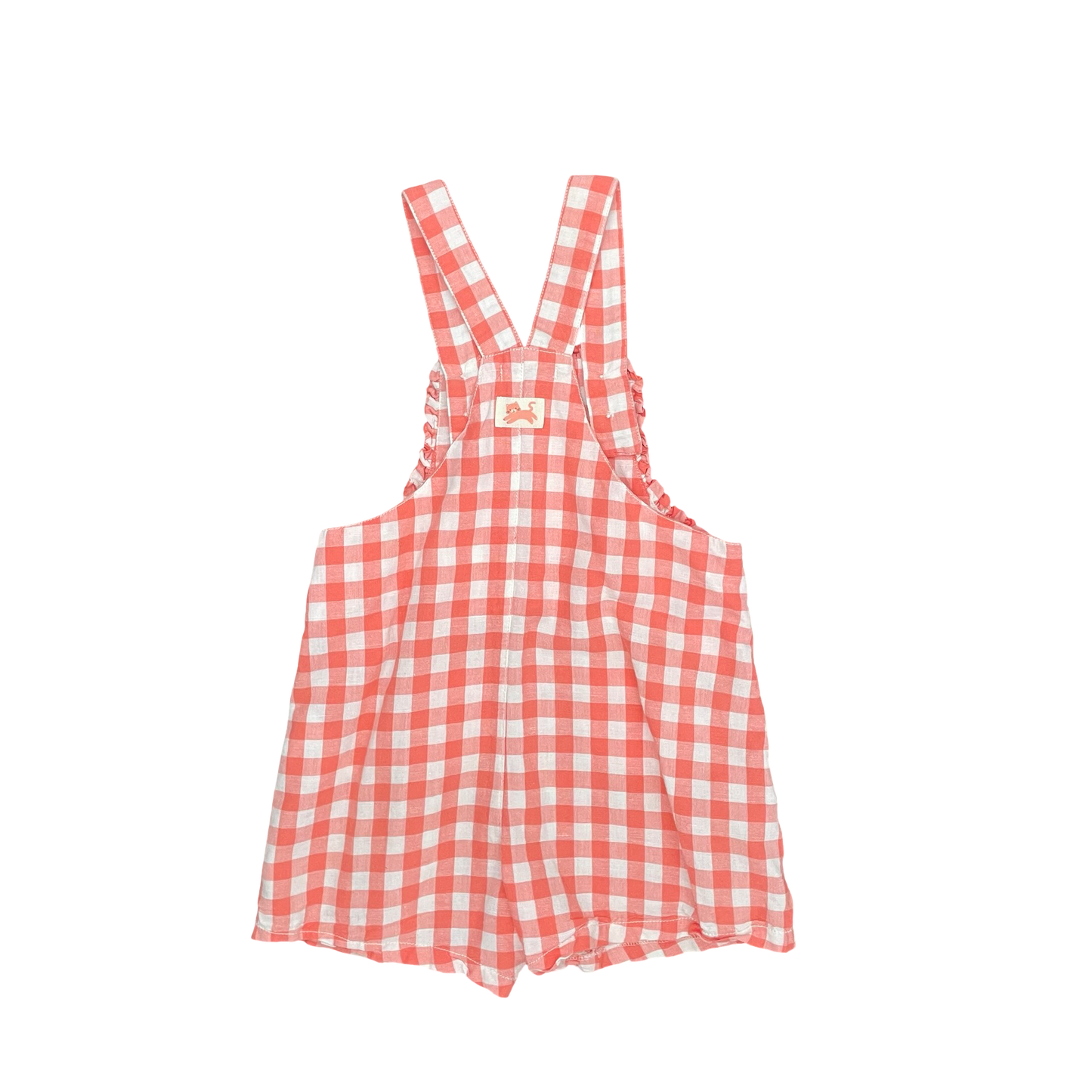 Gingham Purebaby Overalls, 3Y