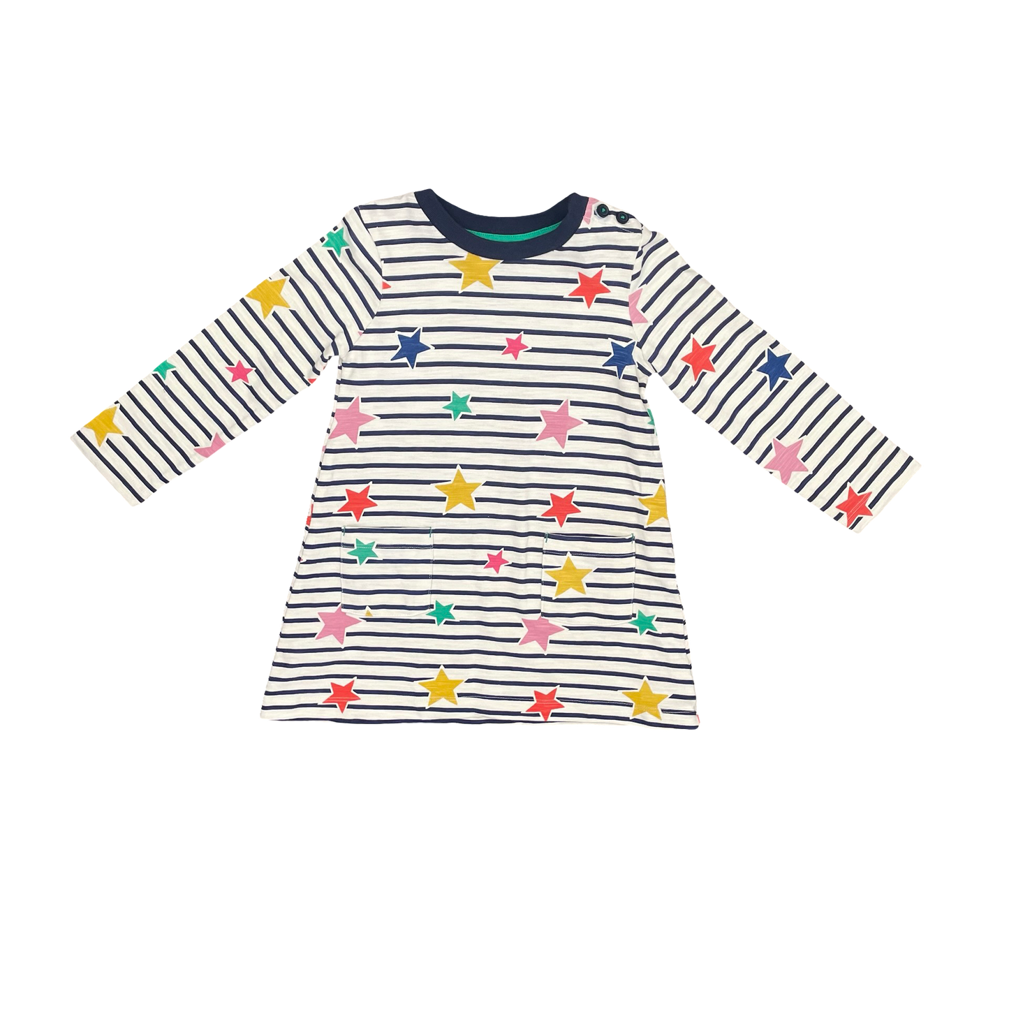 Multi Mini Boden Dress, 2-3Y