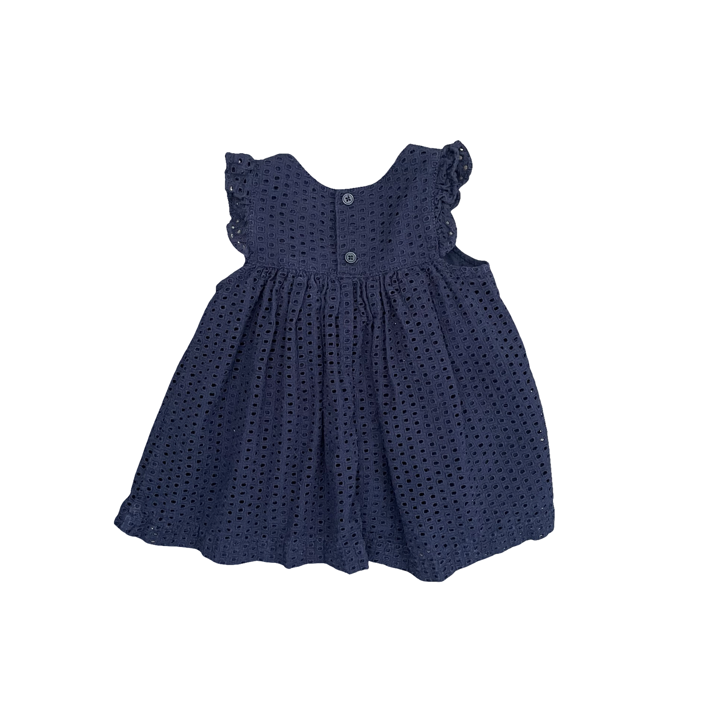 Navy Country Road Dress, 3-6M