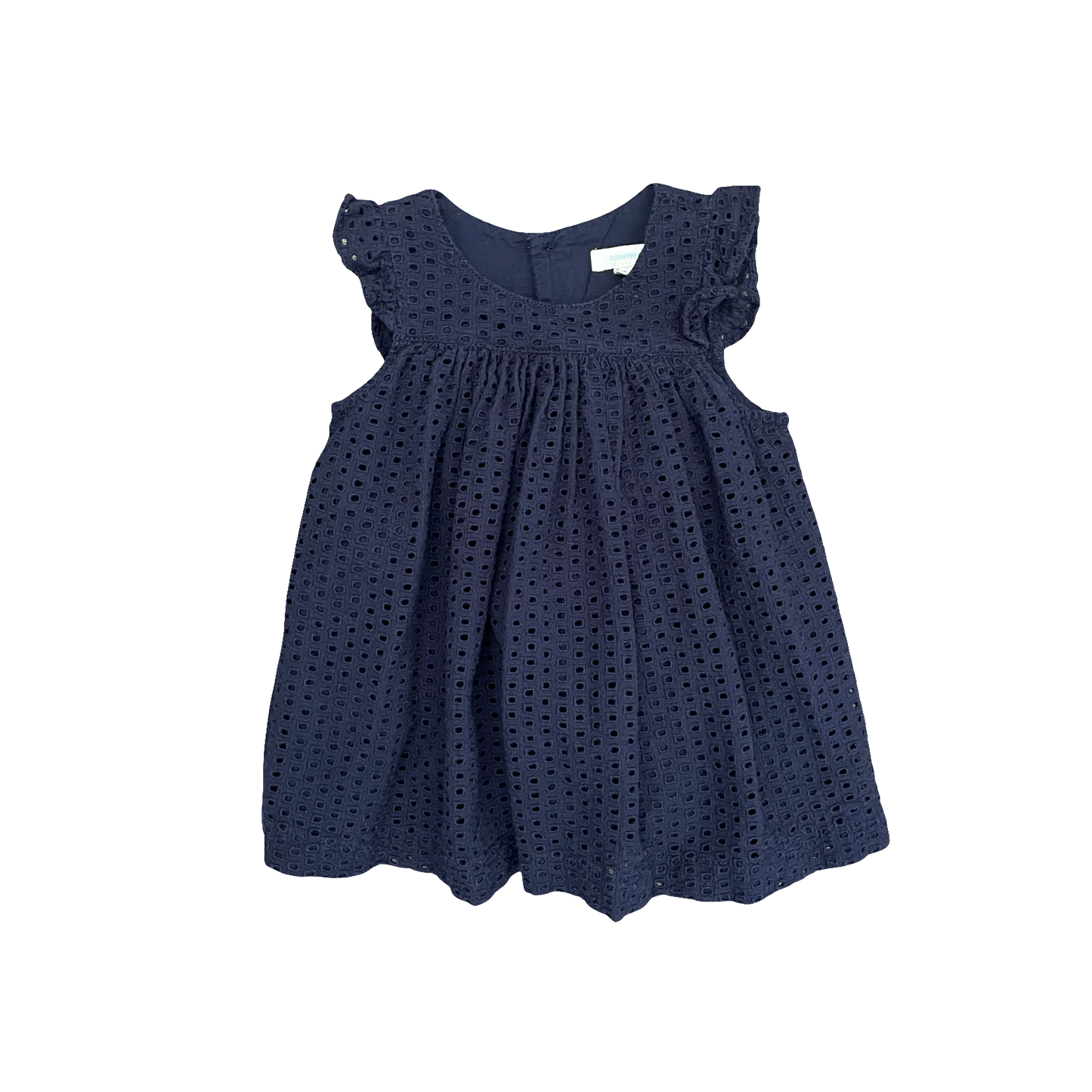 Navy Country Road Dress, 3-6M