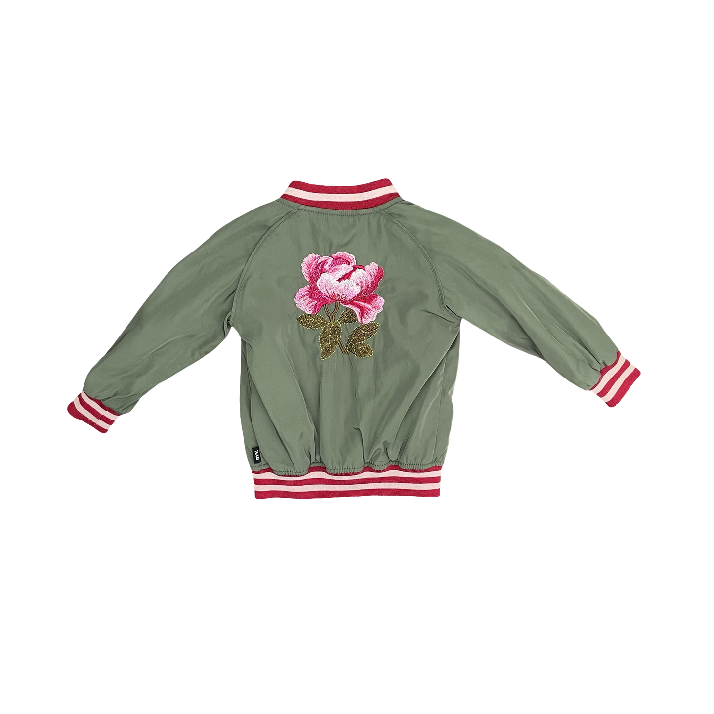 Khaki Rock Your Kid Bomber Jacket, 2Y