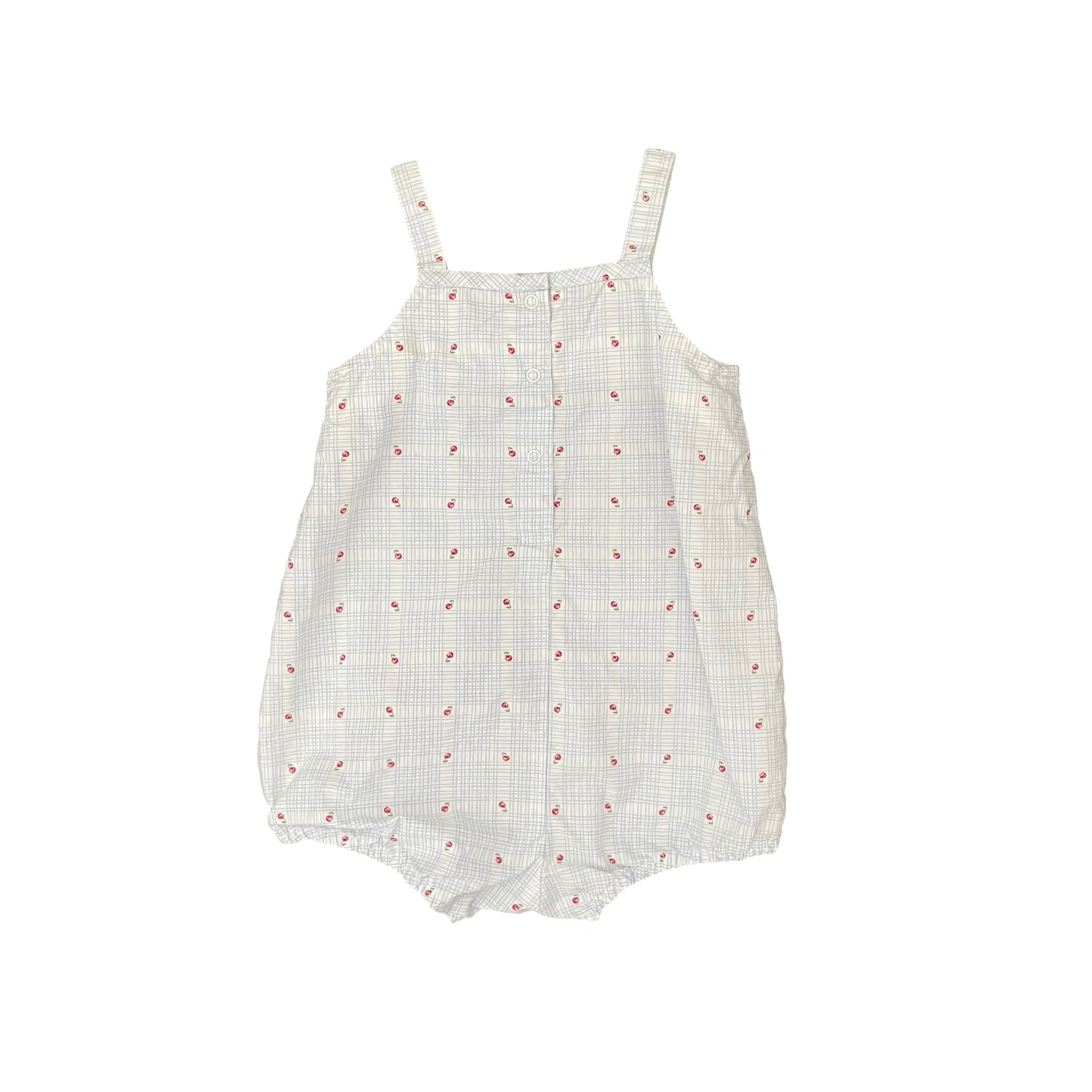 Blue and White Tommy Hilfiger Romper, 6-9M