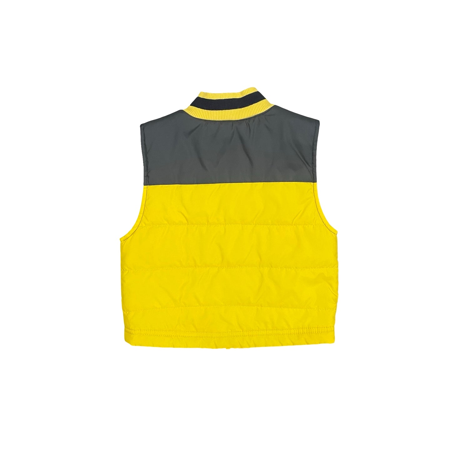 Yellow Nautica Puffer Vest, 12M