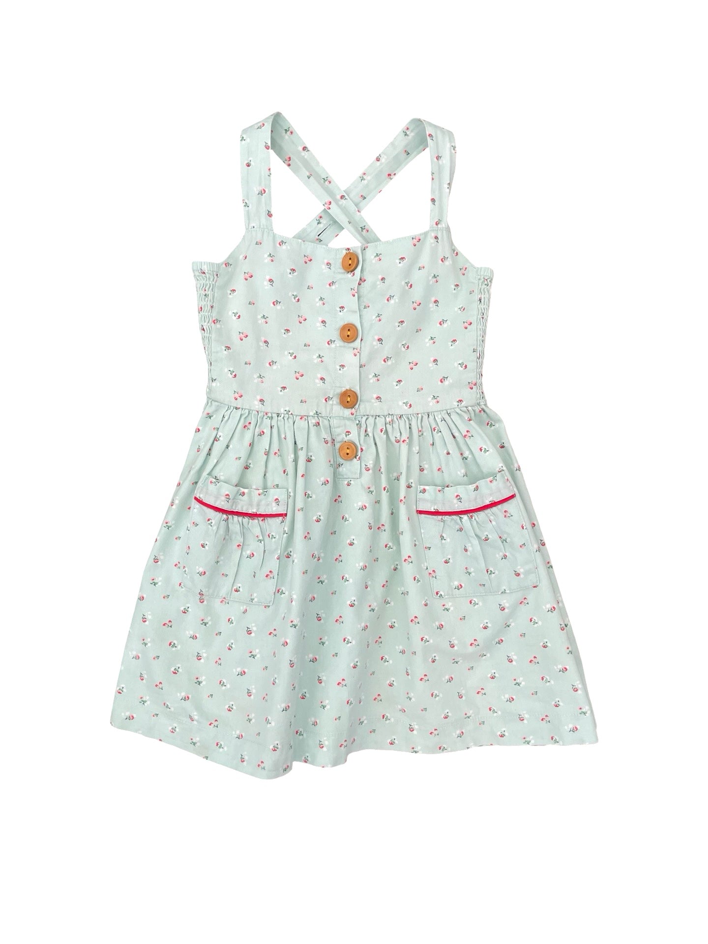 Blue Lacey Lane Dress, 4Y