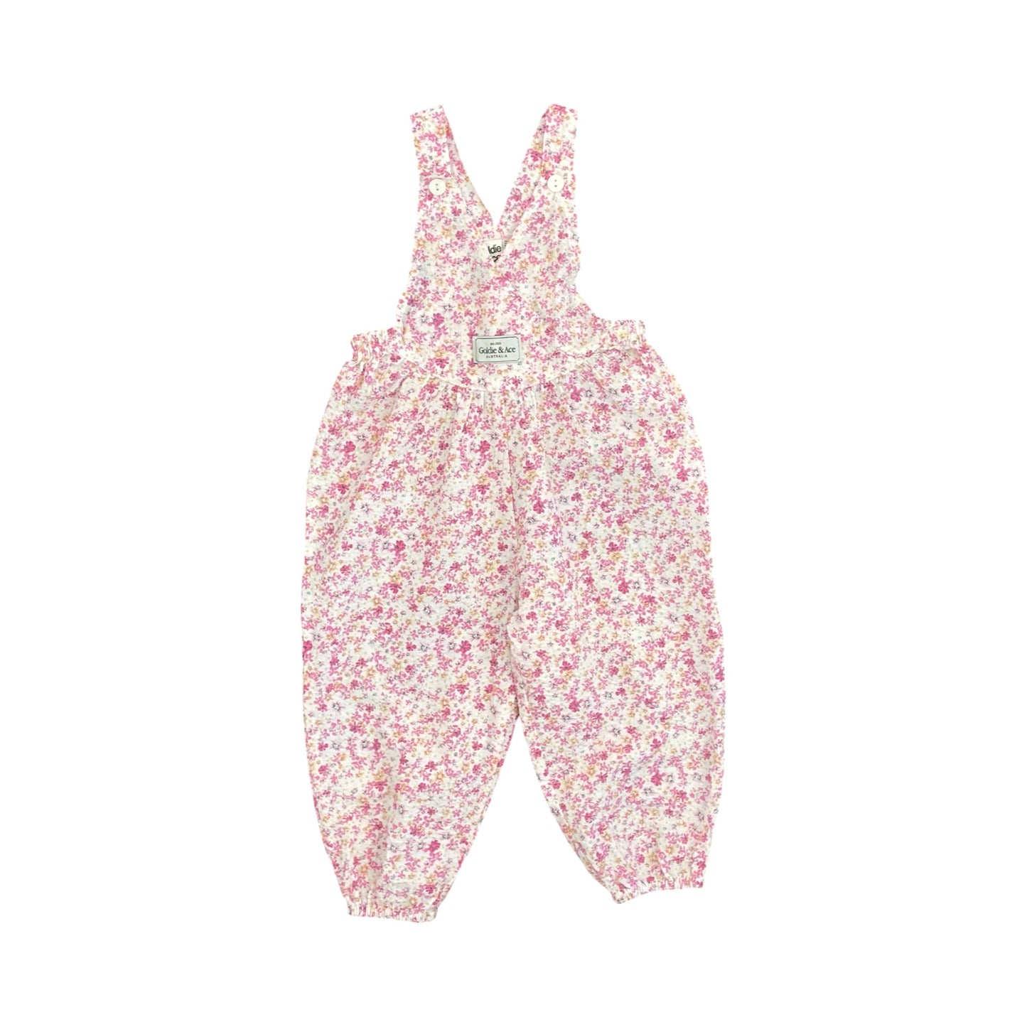 Floral Goldie & Ace Overalls, 3Y