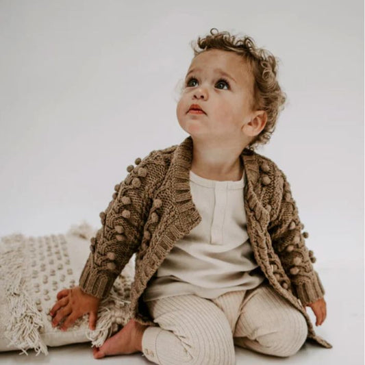 Chestnut Miann & Co Cardigan, 3-6M