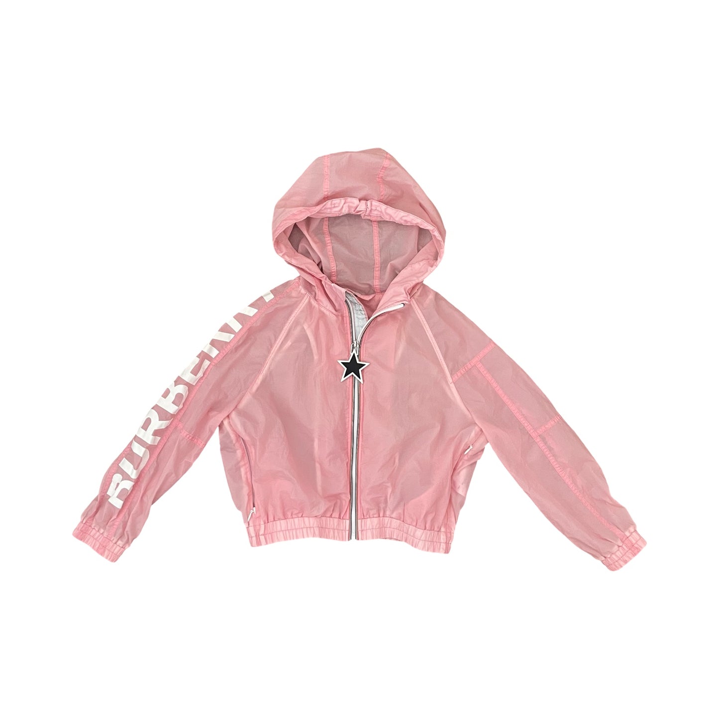Pink Burberry Windbreaker, 3Y