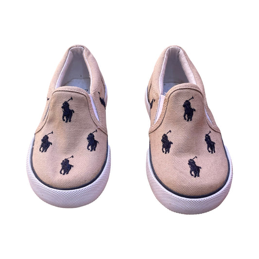 Ecru Polo Ralph Lauren Boat Shoes, EUR 23.5