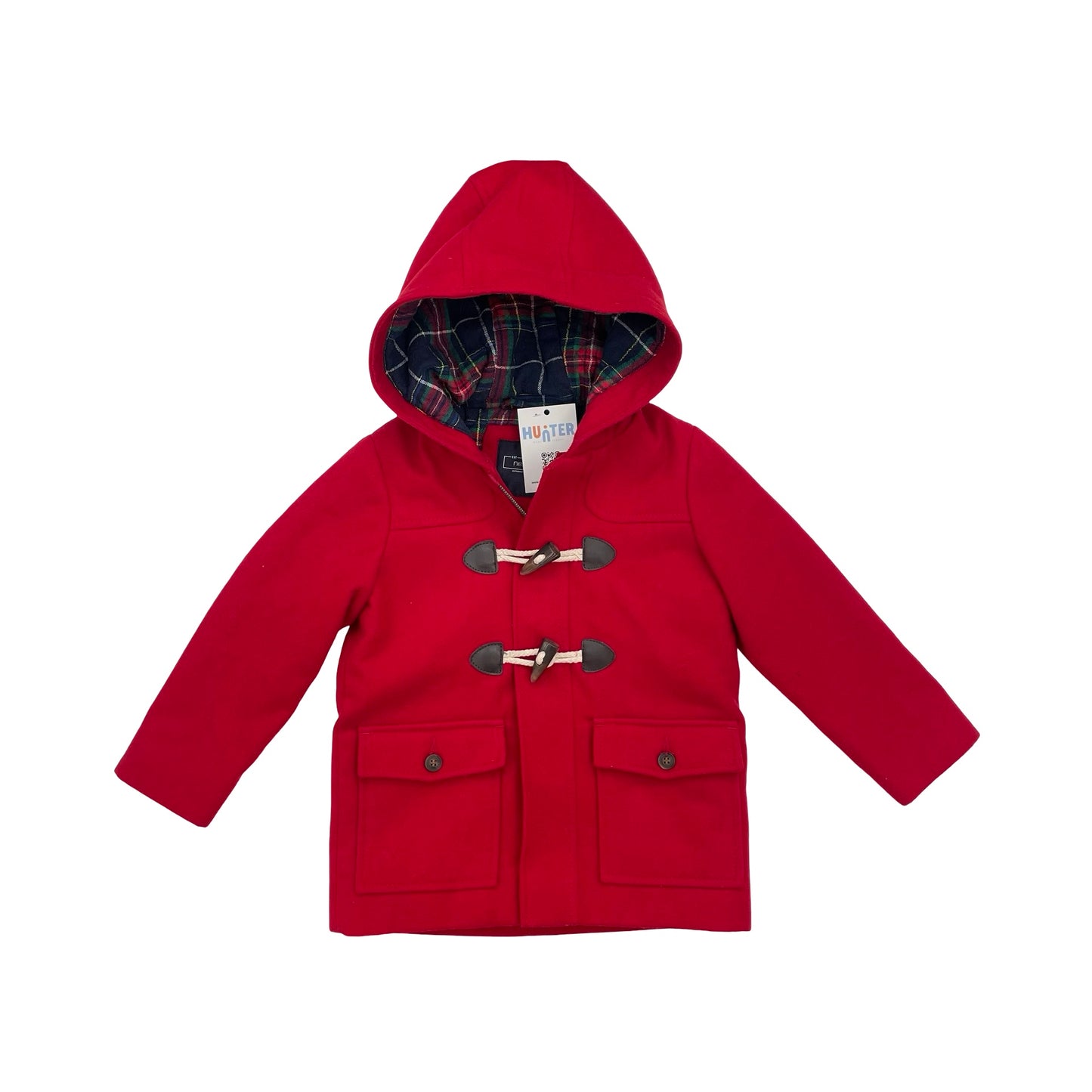 Red Next Duffle Coat, 3Y