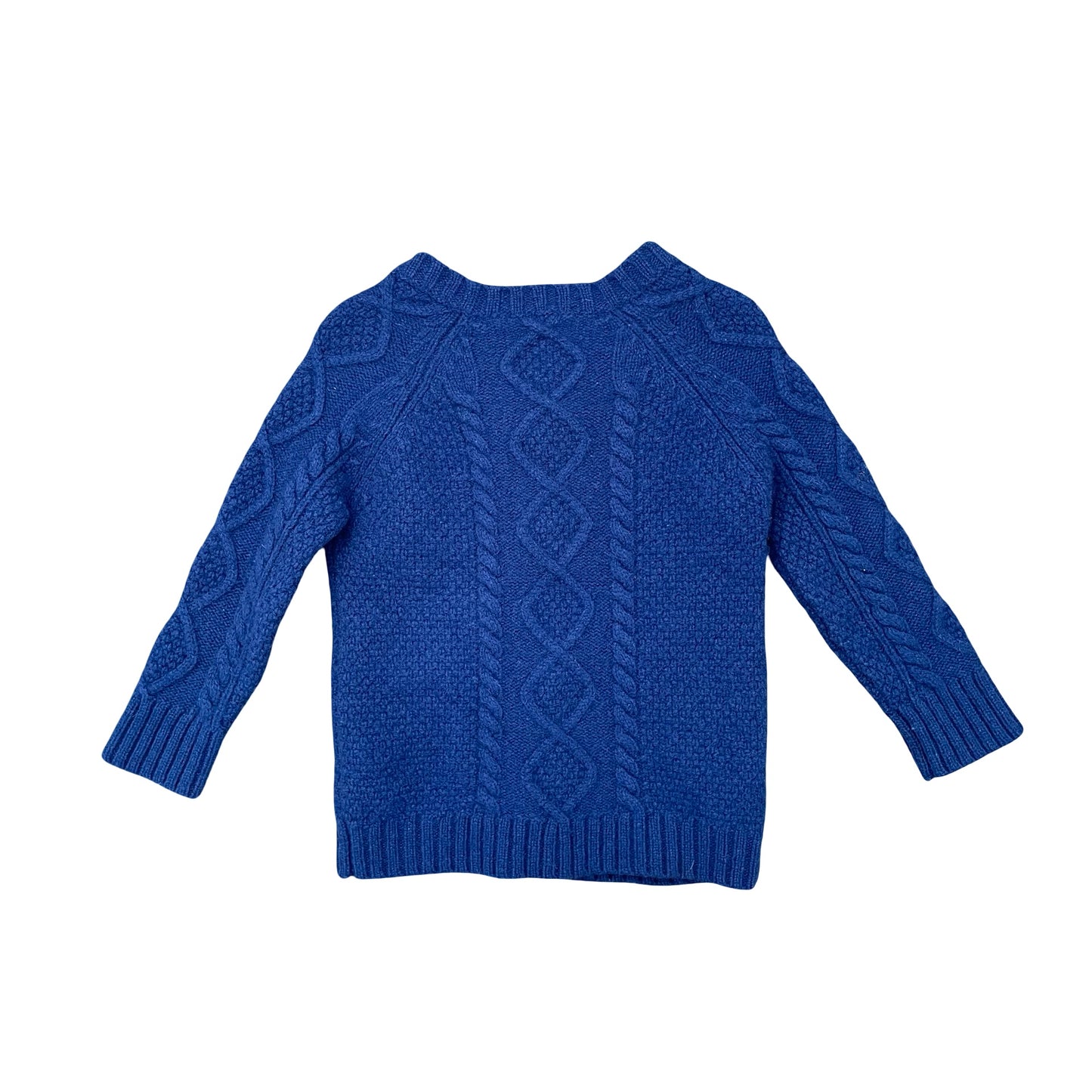 Blue Country Road Wool Cardigan, 3Y