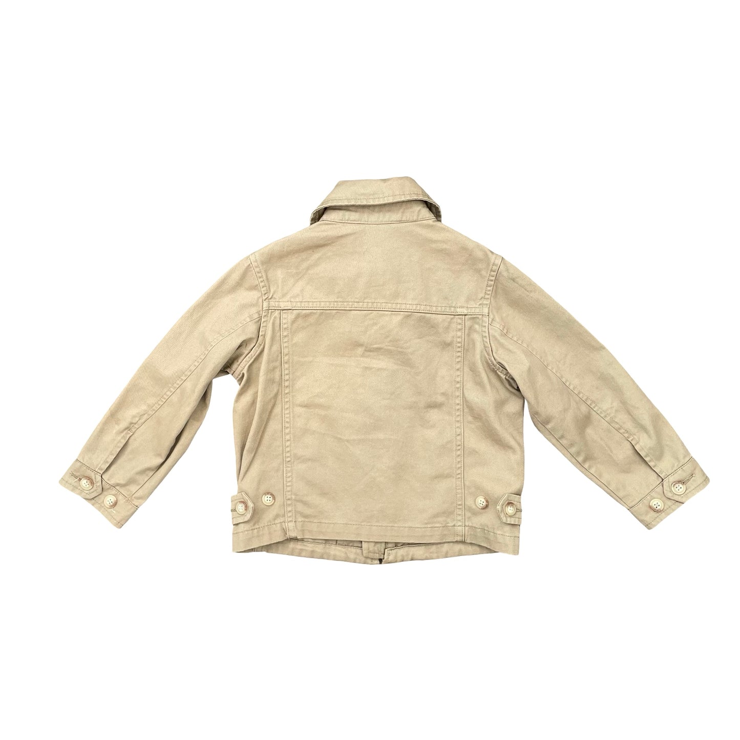 Tan Polo Ralph Lauren Twill Jacket, 3Y