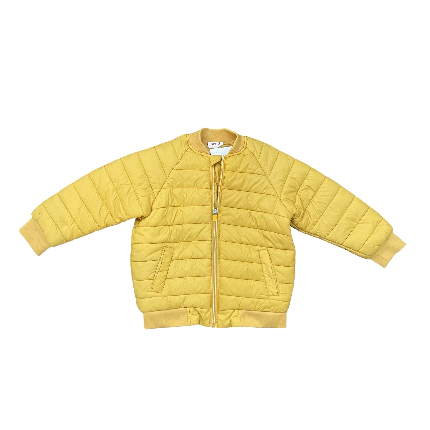 Marigold Seed Puffer Jacket, 3Y