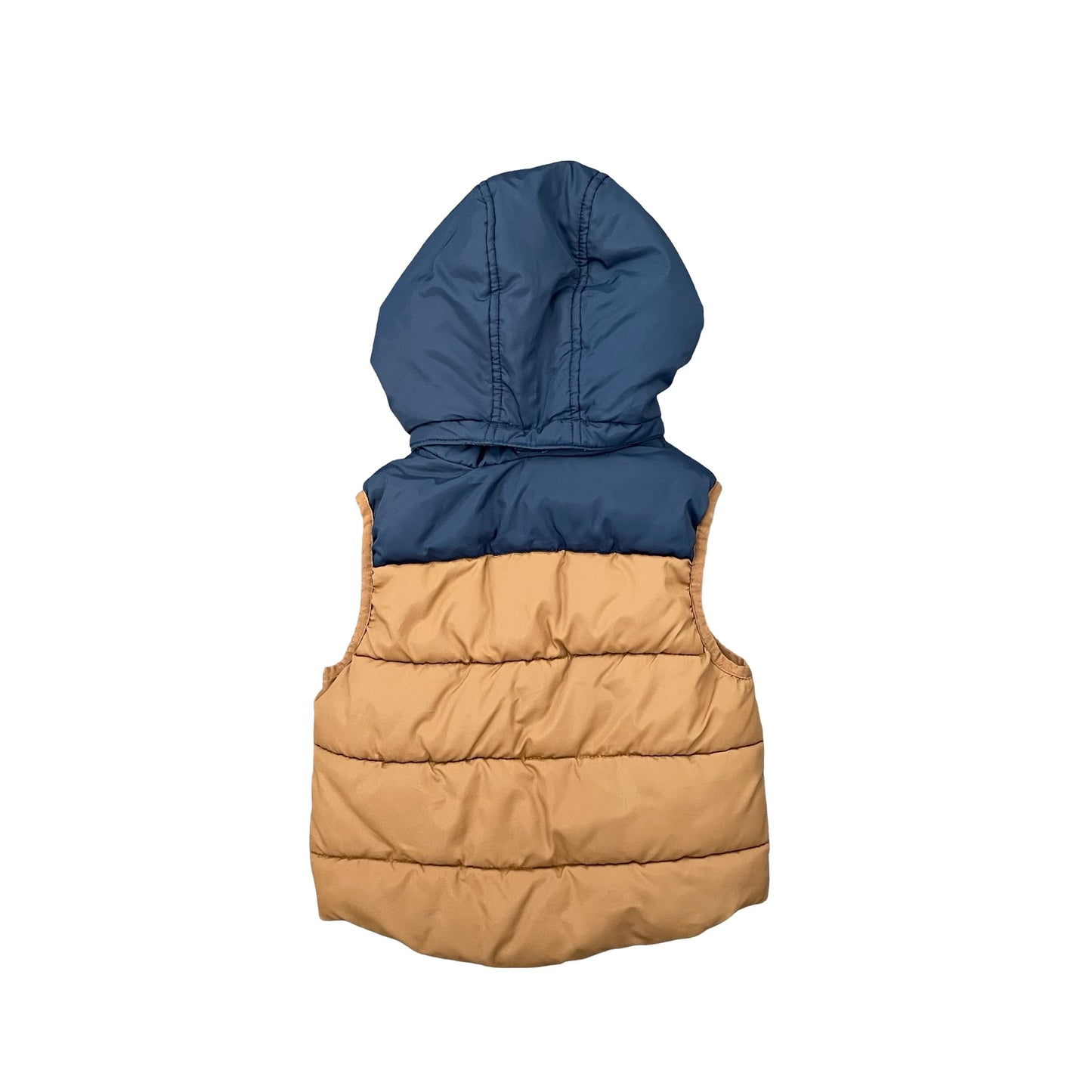 Navy/Tan H&M Padded Vest, 3-4Y