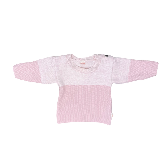 Pink Cable Melbourne Jumper, 12-24M