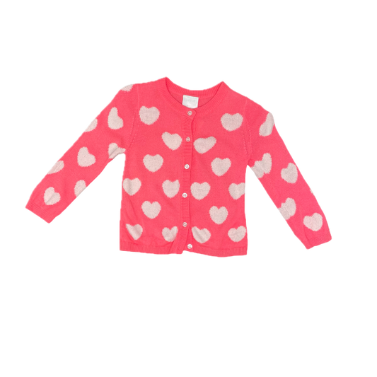 Pink Seed Cardigan, 6-12M