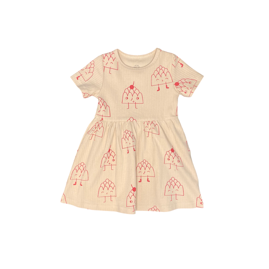 Natural Olive + The Captain Dress, 6-12M