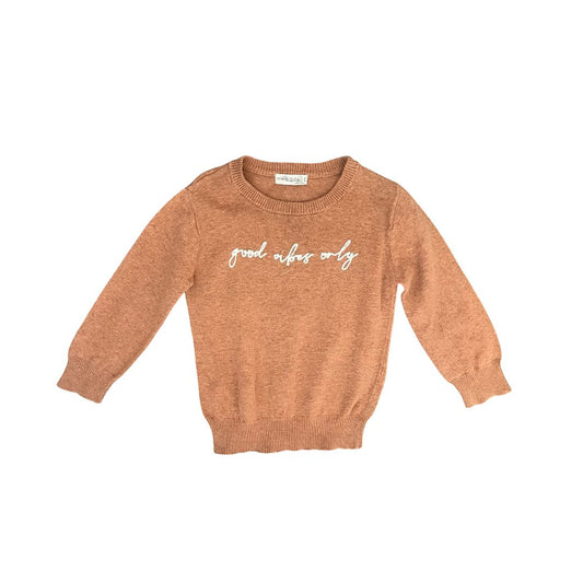 Tan Miann & Co Knit Jumper, 3Y