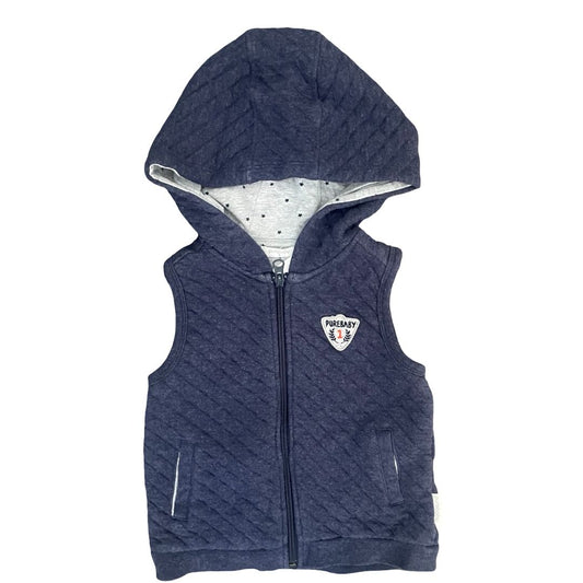 Navy Purebaby Vest, 3Y