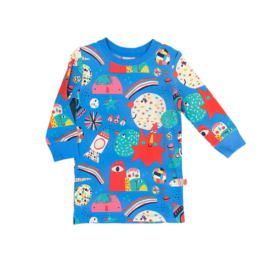 Multi Halcyon Knights Winter Nightie, 2Y