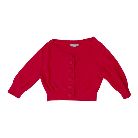 Red Purebaby Cardigan, 4Y
