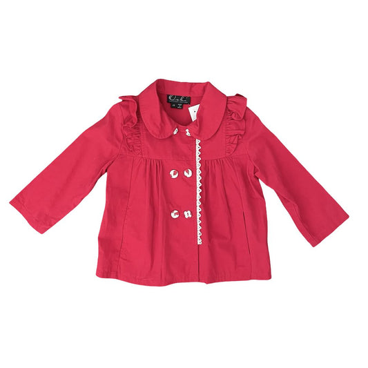 Red Oobi Long Sleeve Top, 4Y