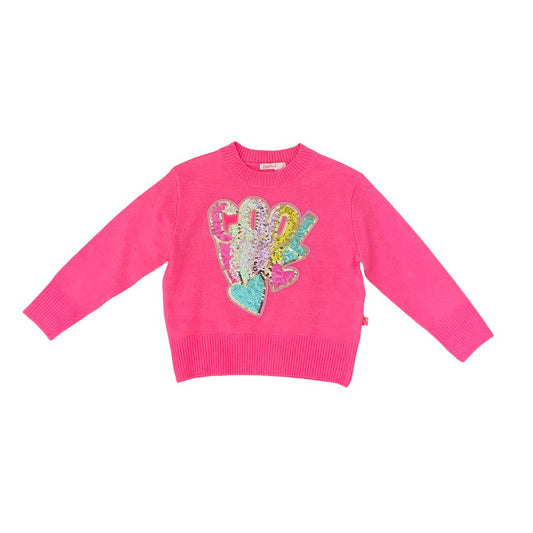 Fluro pink Billieblush Jumper, 4Y