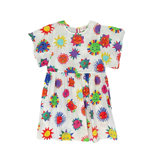Multi suns Gorman Playground Dress, 7-8Y