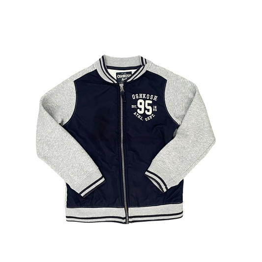 Navy Oshkosh Bomber Jacket, 7Y