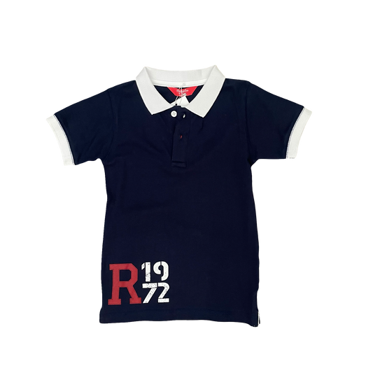 Navy Rhubarb Polo Shirt, 6-7Y